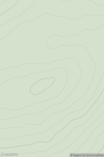 Thumbnail image for Carn Dearg [Loch Ericht to Glen Tromie & Glen Garry] [NN658676] showing contour plot for surrounding peak